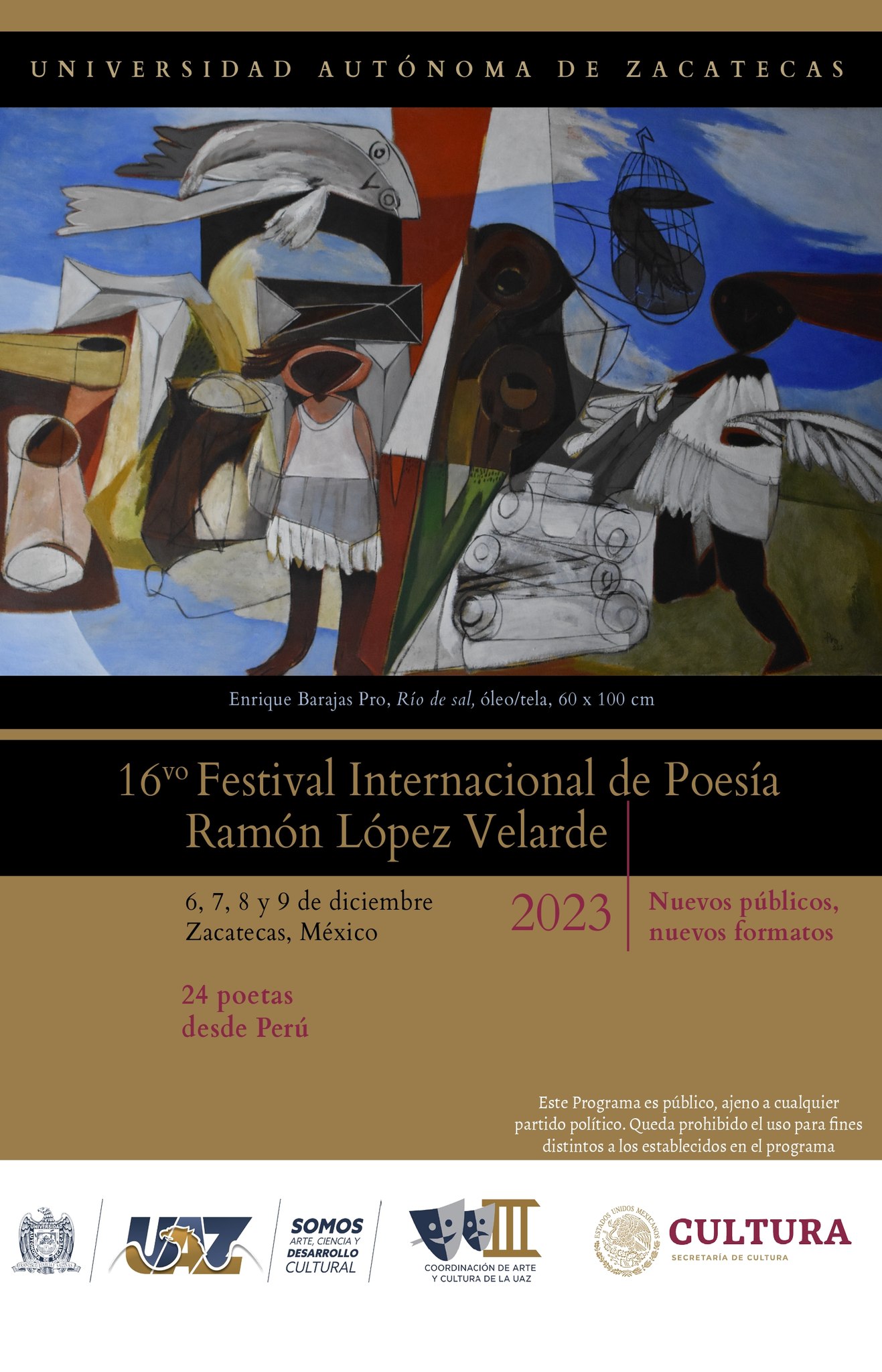 programa festival de poesía ramon lopez velarde 2023 