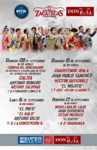 corridas de toros fenaza 2024