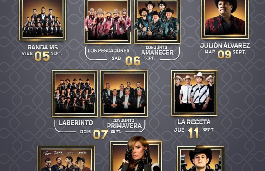 artistas palenque fenaza 2025 lienzo charro
